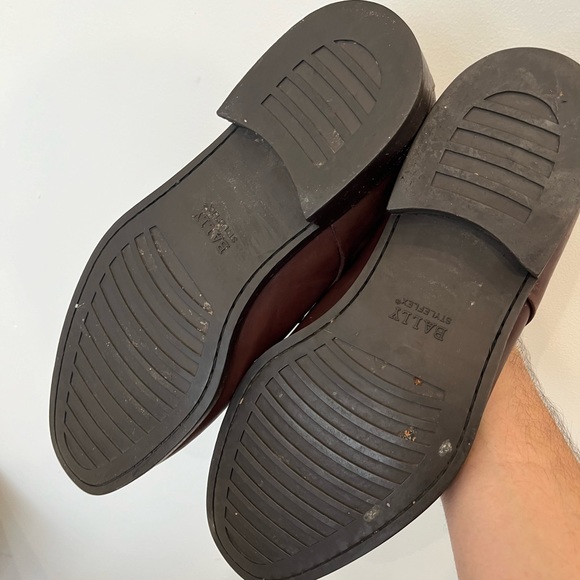 BALLY MEN italy LACE UP BROWN 11 bone - Picture 5 of 7